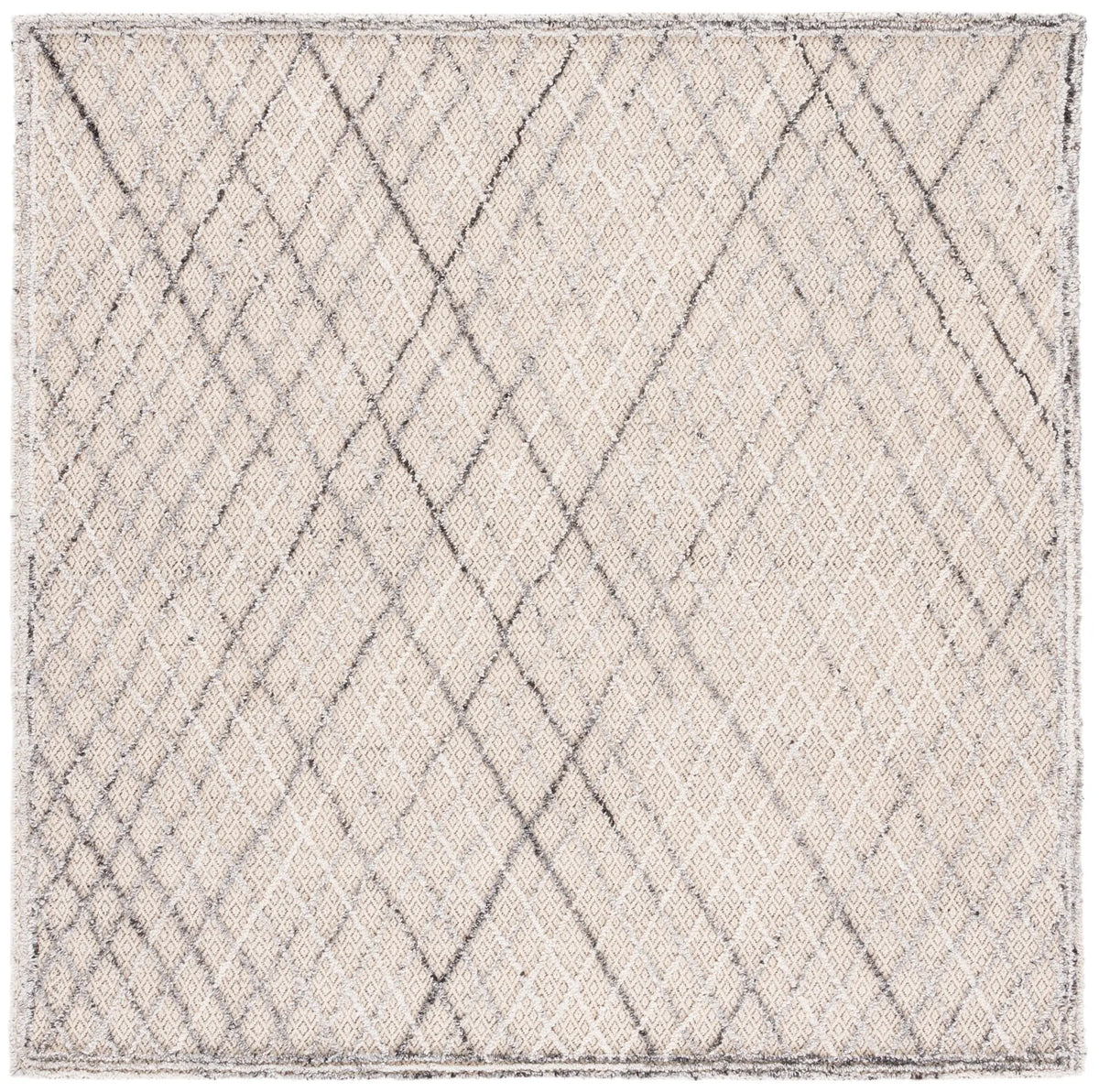 Safavieh Trace 6'-0" x 6'-0" Rug in Grey / Ivory