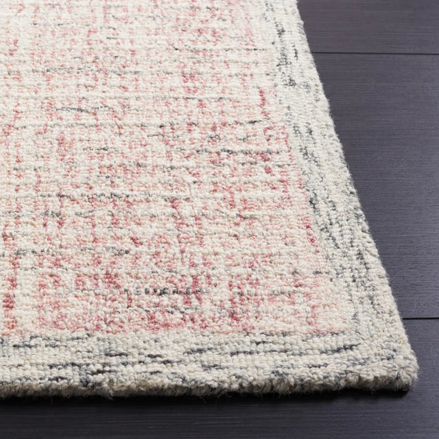 Safavieh Abstract 4'-0" x 6'-0" Rug in Pink / Ivory