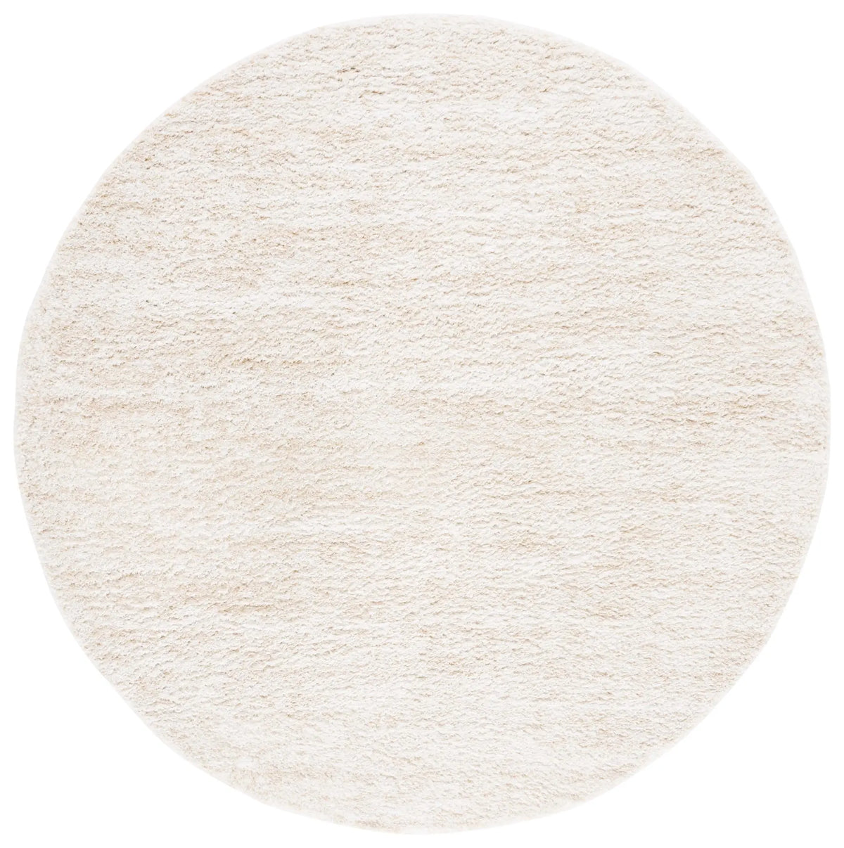 Safavieh Berber Shag 5'-5" x 5'-5" Rug in Ivory / Beige