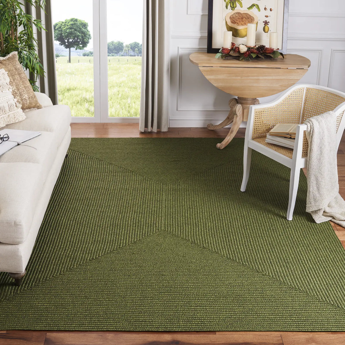 Safavieh Braided 10'-0" x 14'-0" Rug in Green