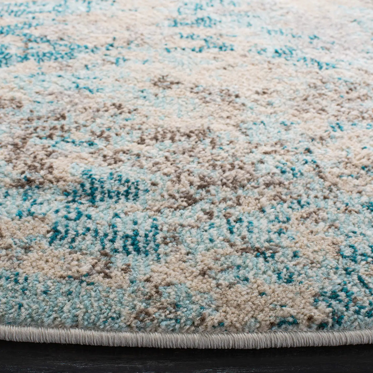 Safavieh Madison 5'-0" x 5'-0" Rug in Ivory / Teal
