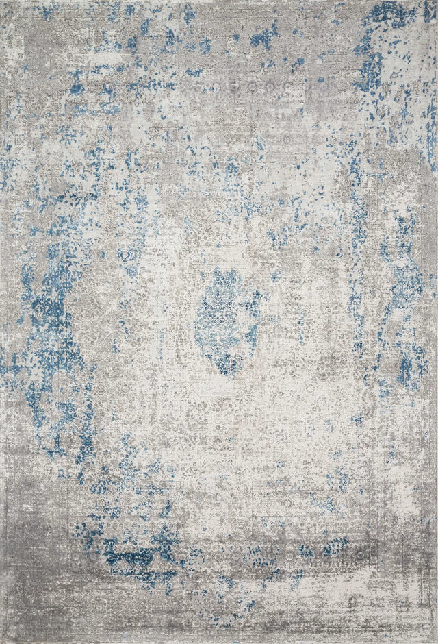 Loloi Sienne Sie-01 Dove / Ocean Rugs - main flat