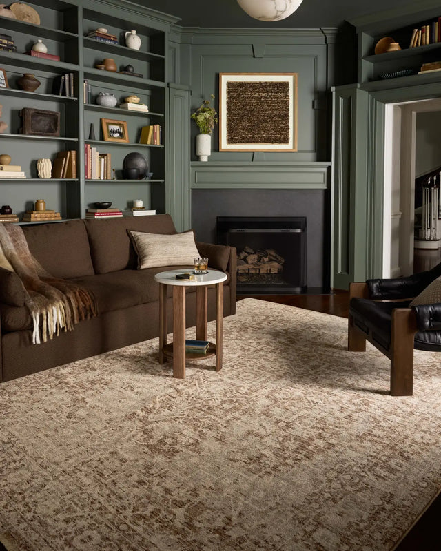 Loloi Newman NEW-02 Bark / Natural Rug - room scene 3
