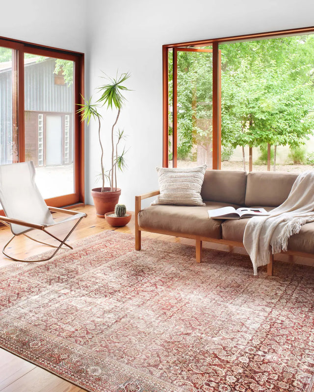 Loloi Layla Lay-11 Cinnamon/Sage Rugs - room scene 1