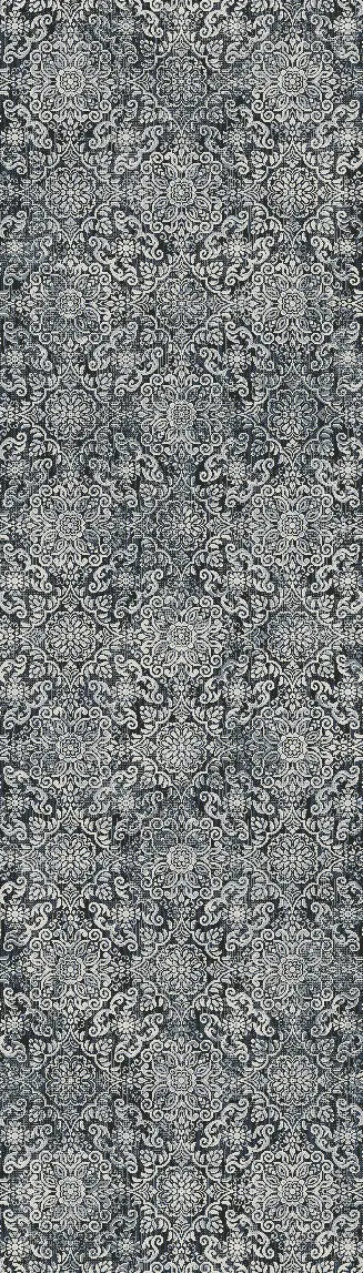 Dynamic Rugs Ancient Garden 57162 Steel Blue Rugs - Runner