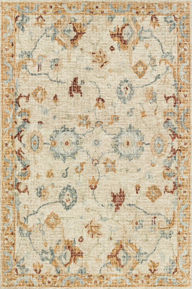 Loloi Julian Ji-03 Ivory / Multi Rugs - main flat