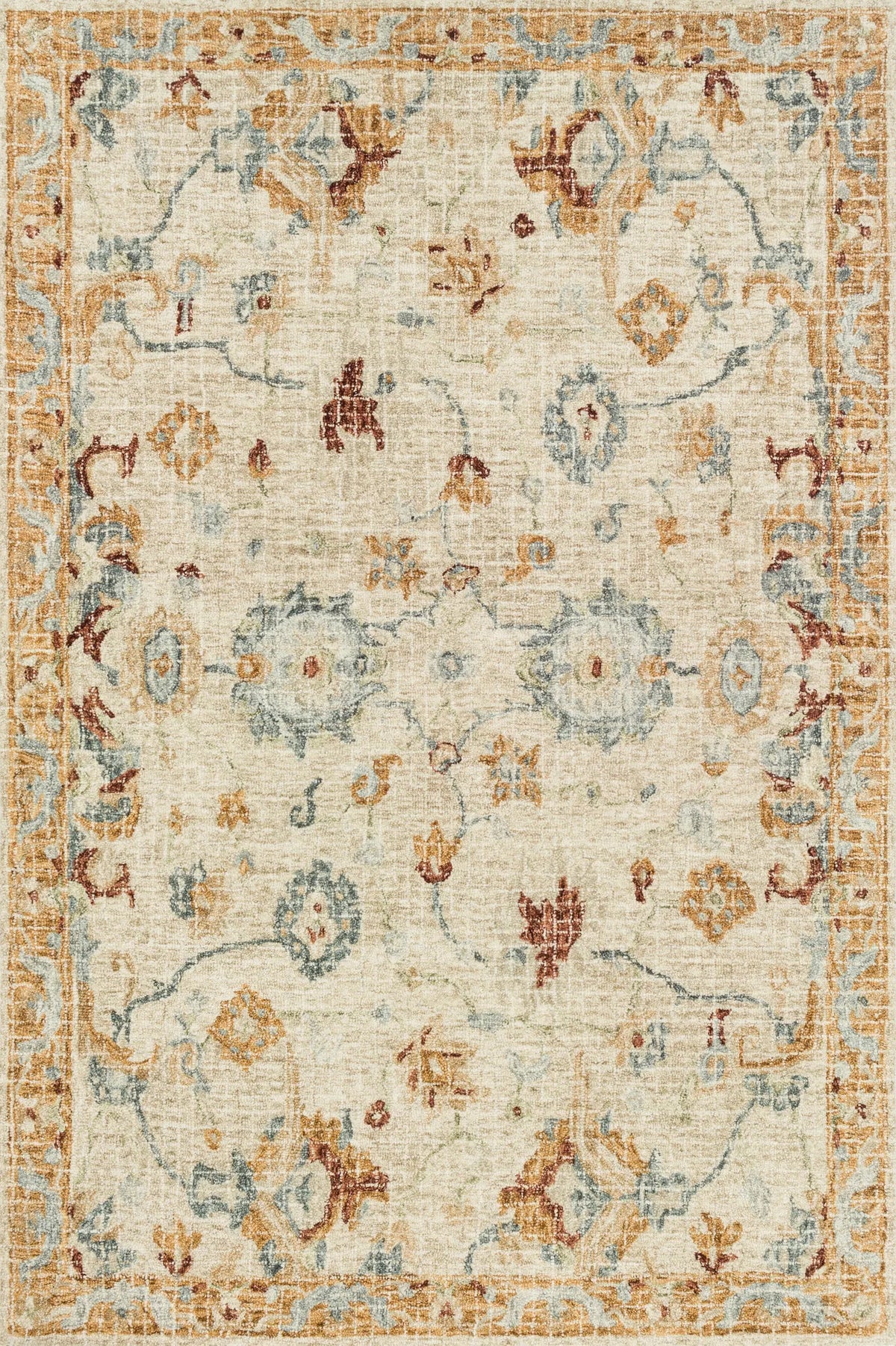 Loloi Julian Ji-03 Ivory / Multi Rugs - main flat