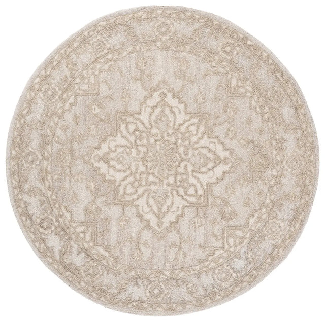 Safavieh Metro 6'-0" x 6'-0" Rug in Light Brown / Ivory