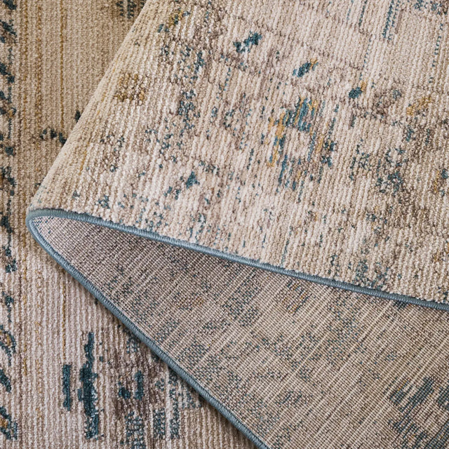 Safavieh Hazel 500 4'-0" x 6'-0" Rug in Blue / Beige