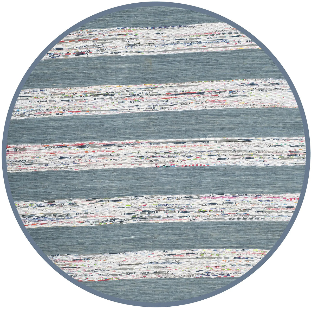 Safavieh Montauk 6'-0" x 6'-0" Rug in Ivory / Grey