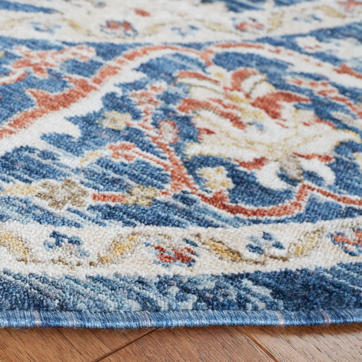 Safavieh Olympia 6'-0" x 6'-0" Rug in Navy / Ivory