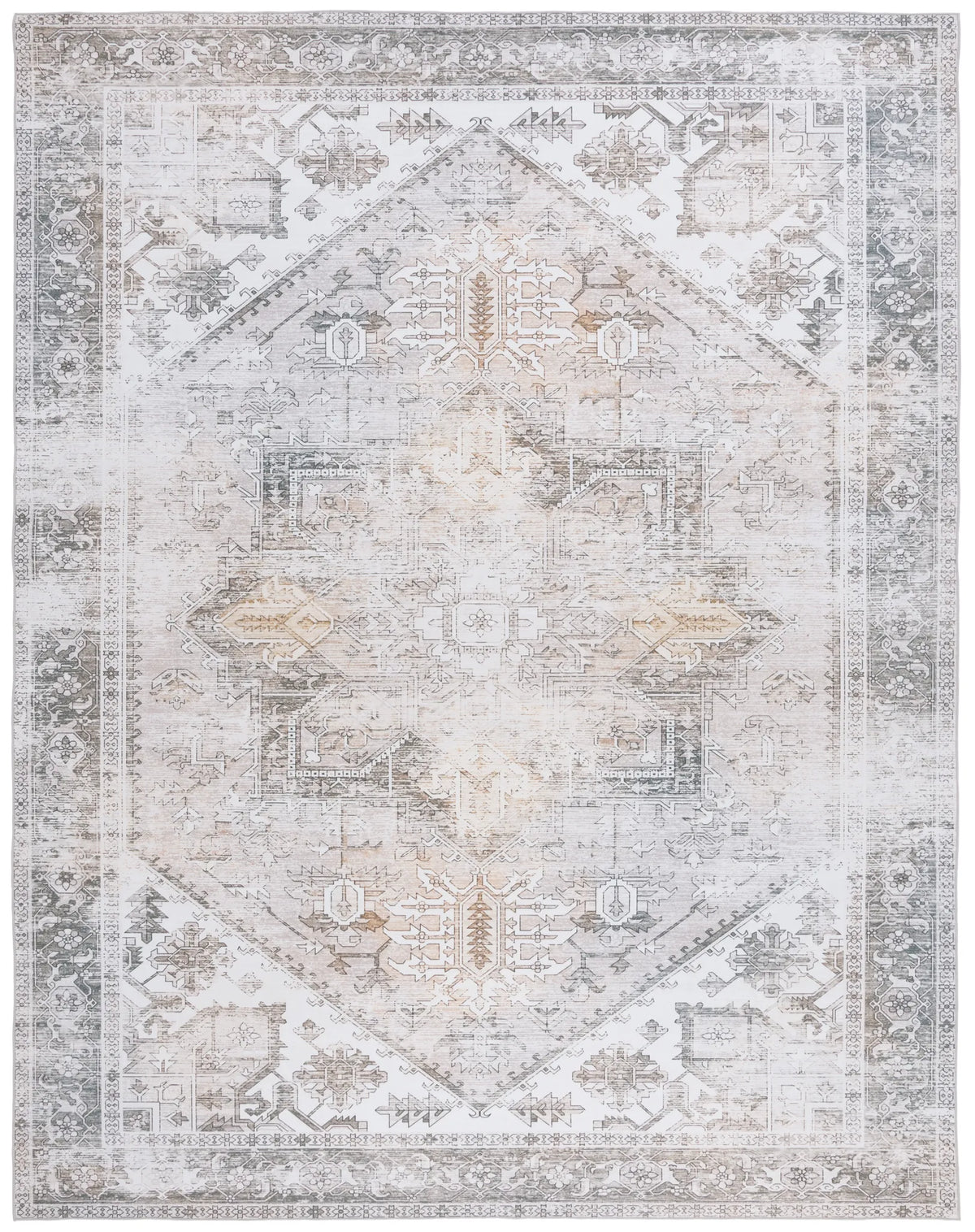 Safavieh Tucson 10'-0" x 14'-0" Rug in Beige / Grey