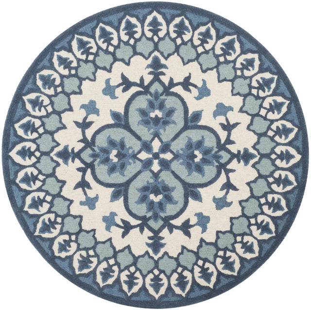 Safavieh Bellagio 5'-0" x 5'-0" Rug in Ivory / Blue
