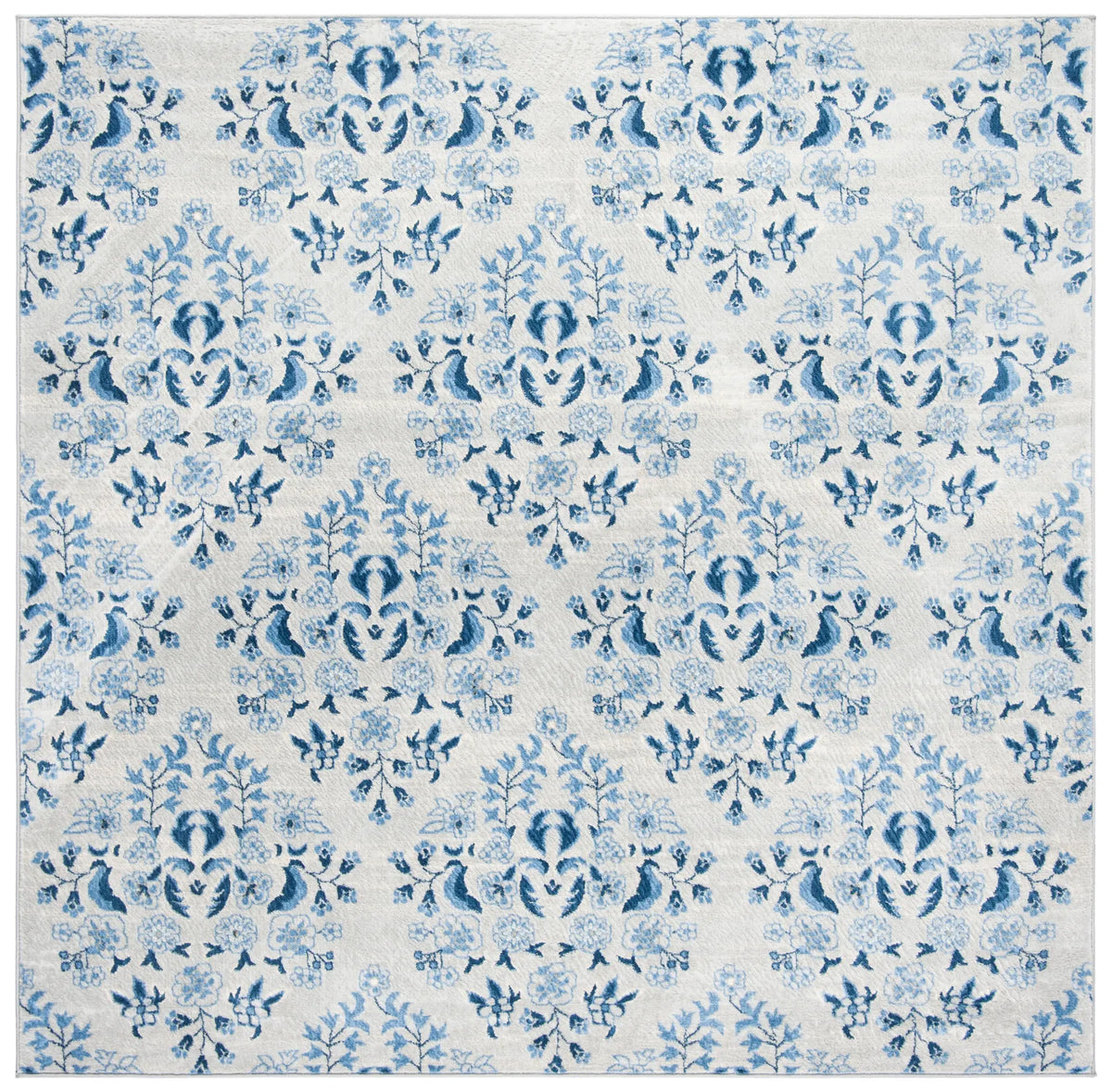 Safavieh Martha Stewart 28 6'-7" x 6'-7" Rug in Cream / Blue