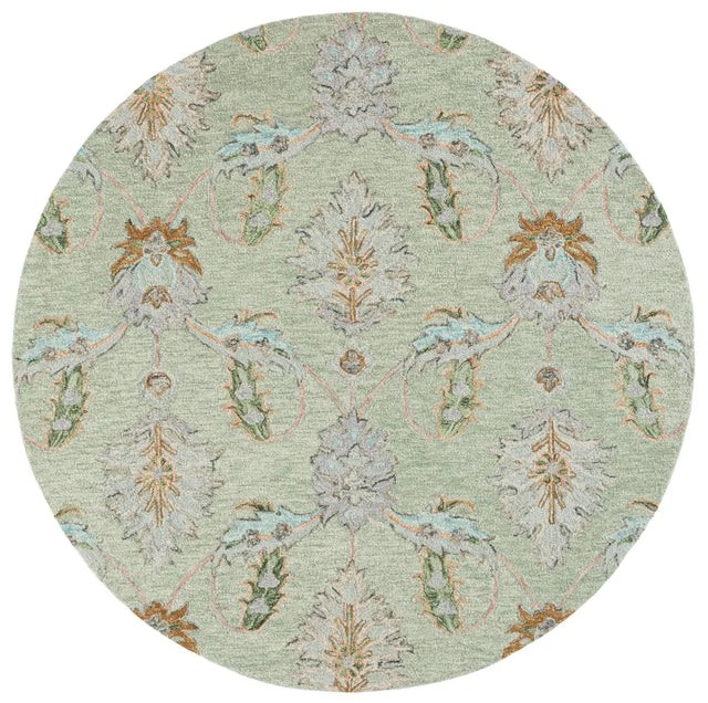 Safavieh Jardin 6'-0" x 6'-0" Rug in Sage / Green