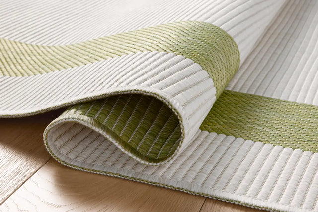 Loloi Easton ESN-07 Green / Ivory Rug - pile height