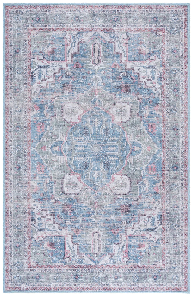 Safavieh Vintage Heriz 800 5'-3" x 7'-6" Rug in Green / Blue