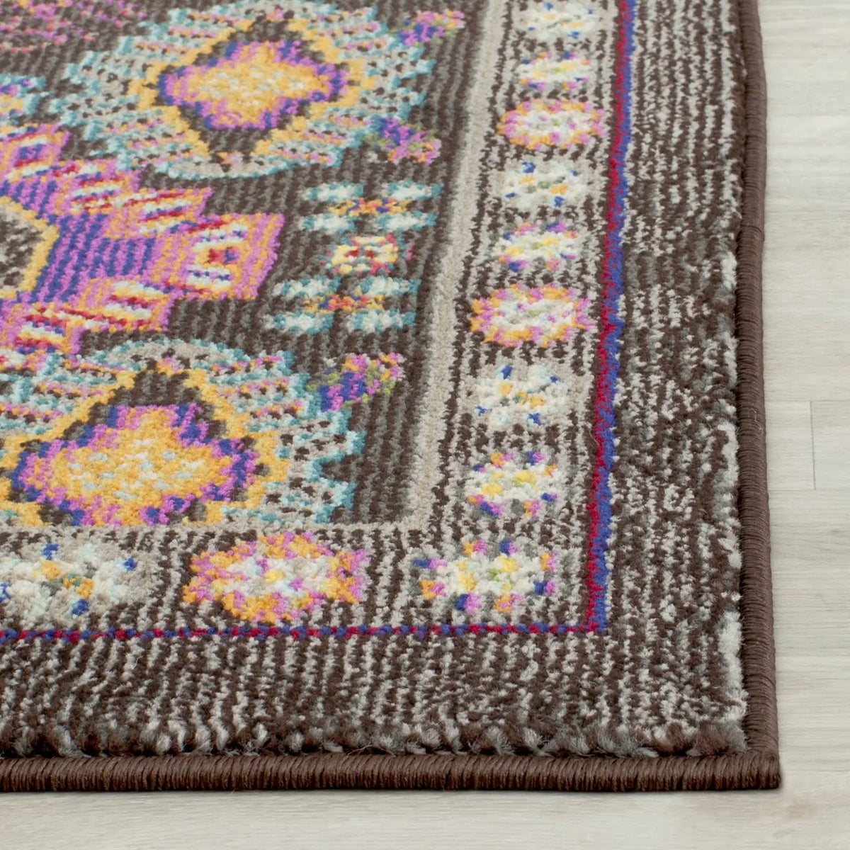 Safavieh Monaco 2'-2" x 10'-0" Rug in Brown / Multi
