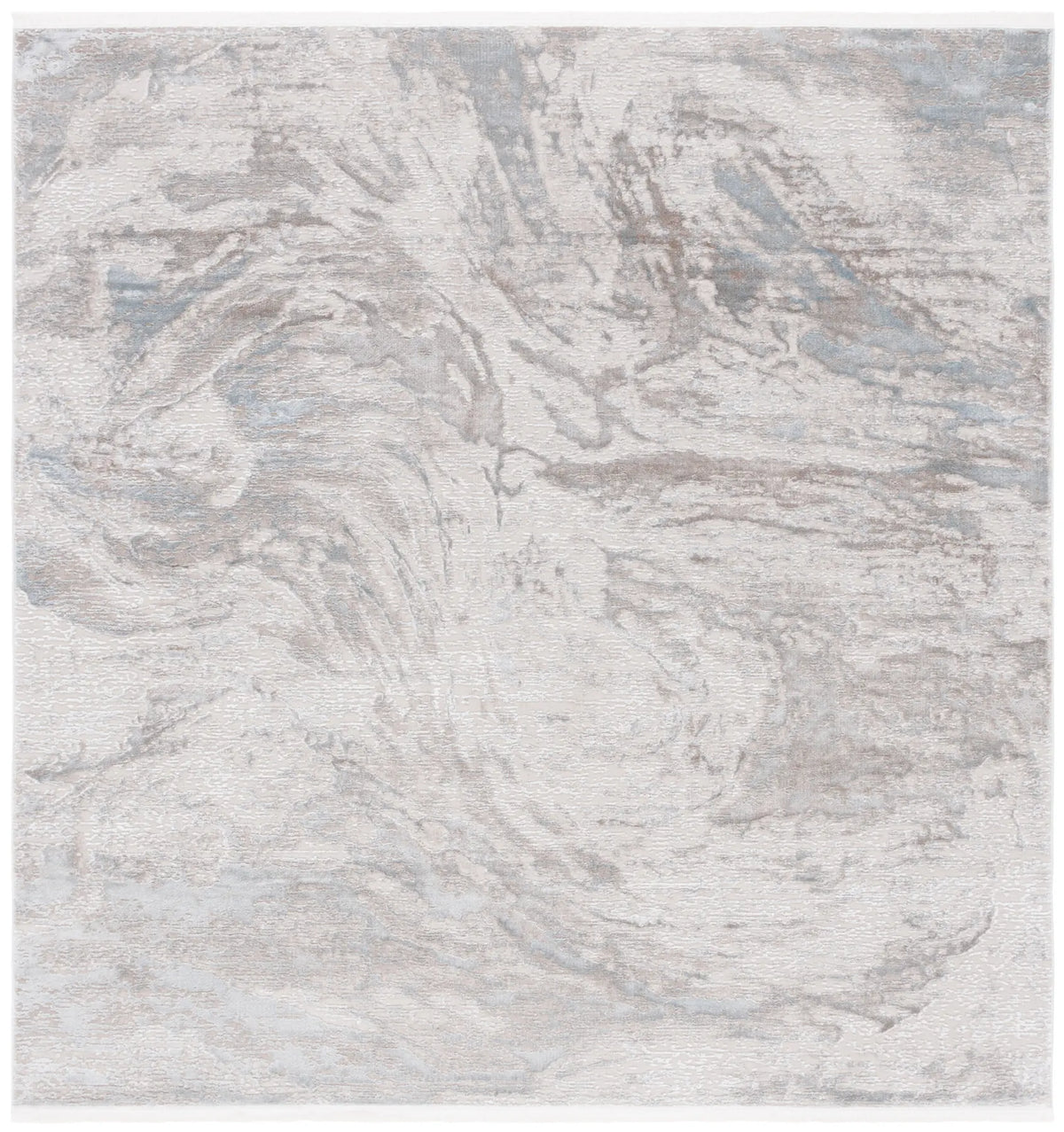 Safavieh Platinum 6'-7" x 6'-7" Rug in Grey / Ivory Beige