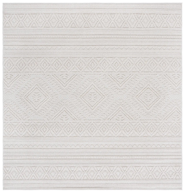 Safavieh Global 6'-7" x 6'-7" Rug in Light Beige / Ivory