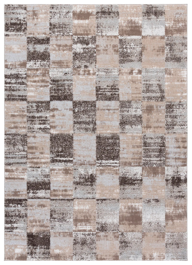 Safavieh Wave 4'-0" x 6'-0" Rug in Beige / Grey
