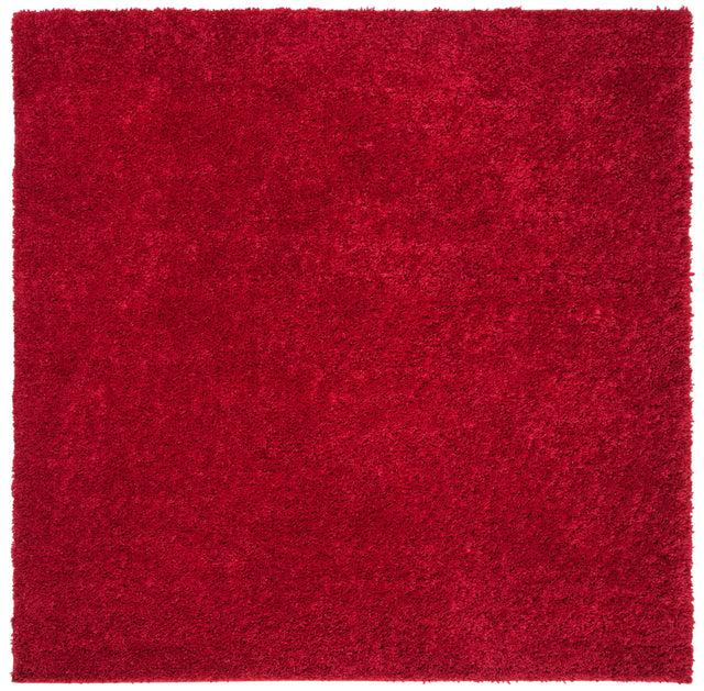 Safavieh August Shag 900 6'-7" x 6'-7" Rug in Red