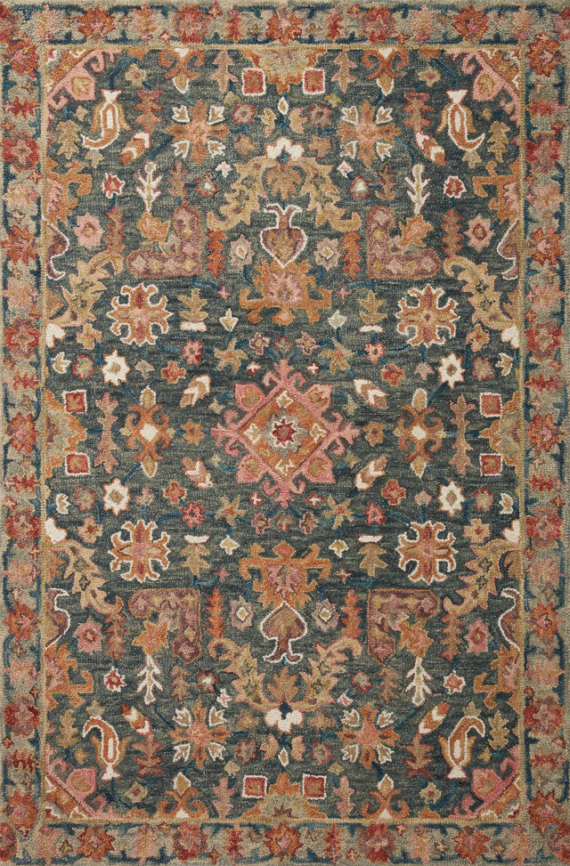 Loloi Victoria Vk-22 Navy/Multi Rug - main flat
