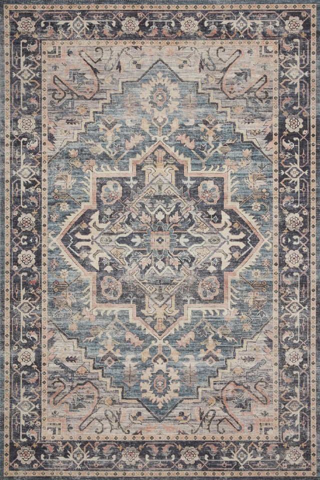Loloi Hathaway Hth-01 Navy/Multi Rugs - main flat