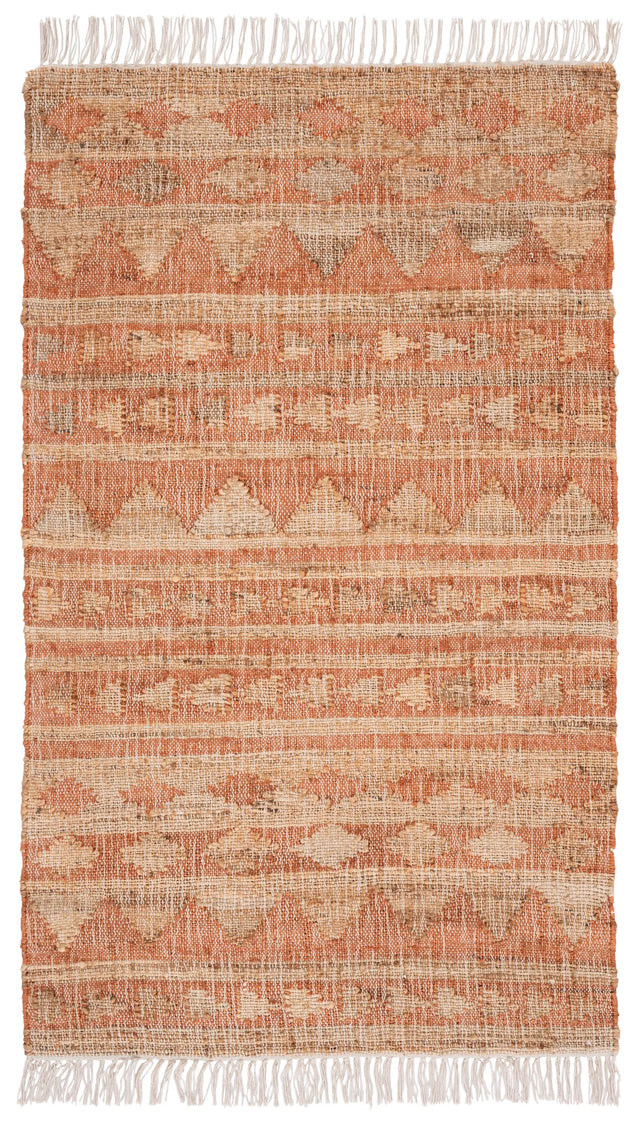 Safavieh Kilim 3'-0" x 5'-0" Rug in Natural / Rust