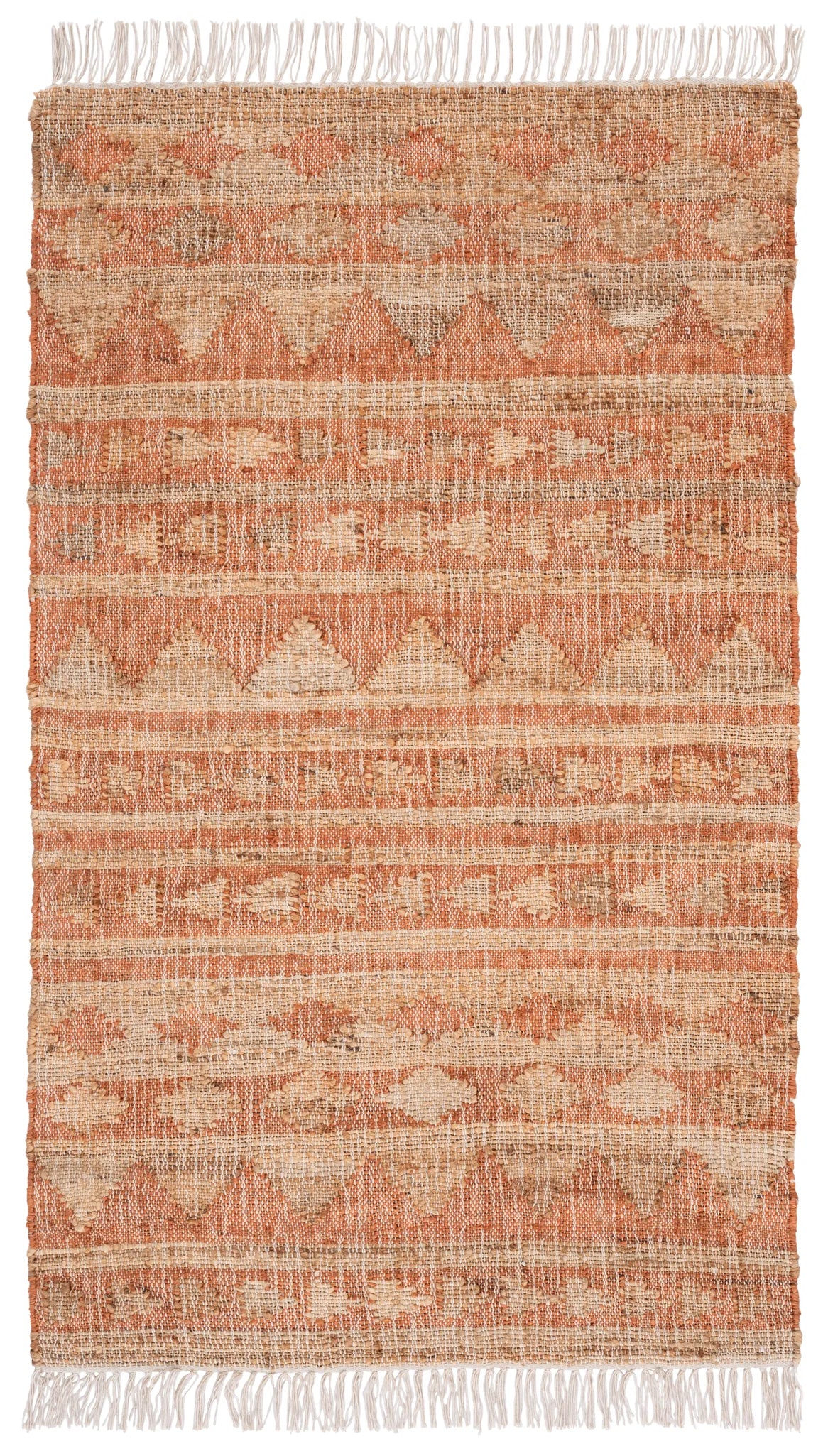Safavieh Kilim 3'-0" x 5'-0" Rug in Natural / Rust