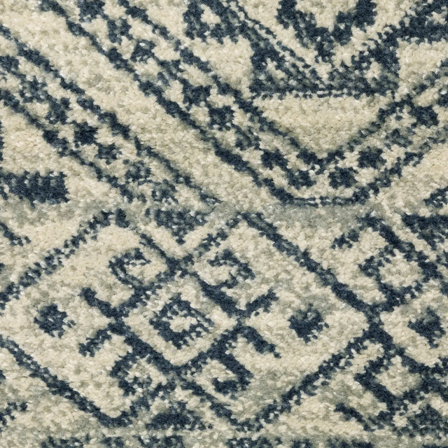 Oriental Weavers Sphinx Branson Br02A Blue/ Beige Rugs - room scene 2