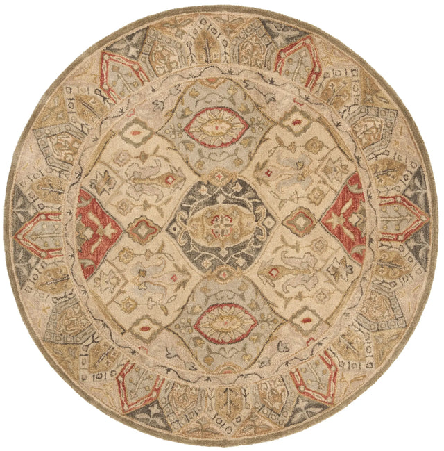 Safavieh Anatolia 6'-0" x 6'-0" Rug in Beige / Multi