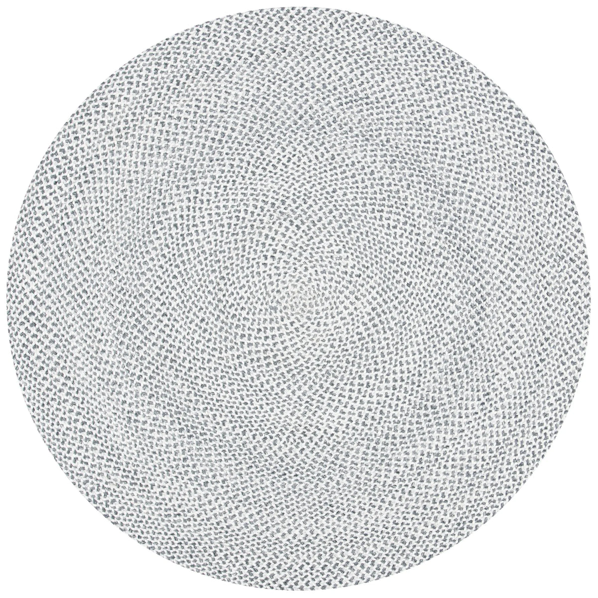 Safavieh Braided 5'-0" x 5'-0" Rug in Grey / Ivory