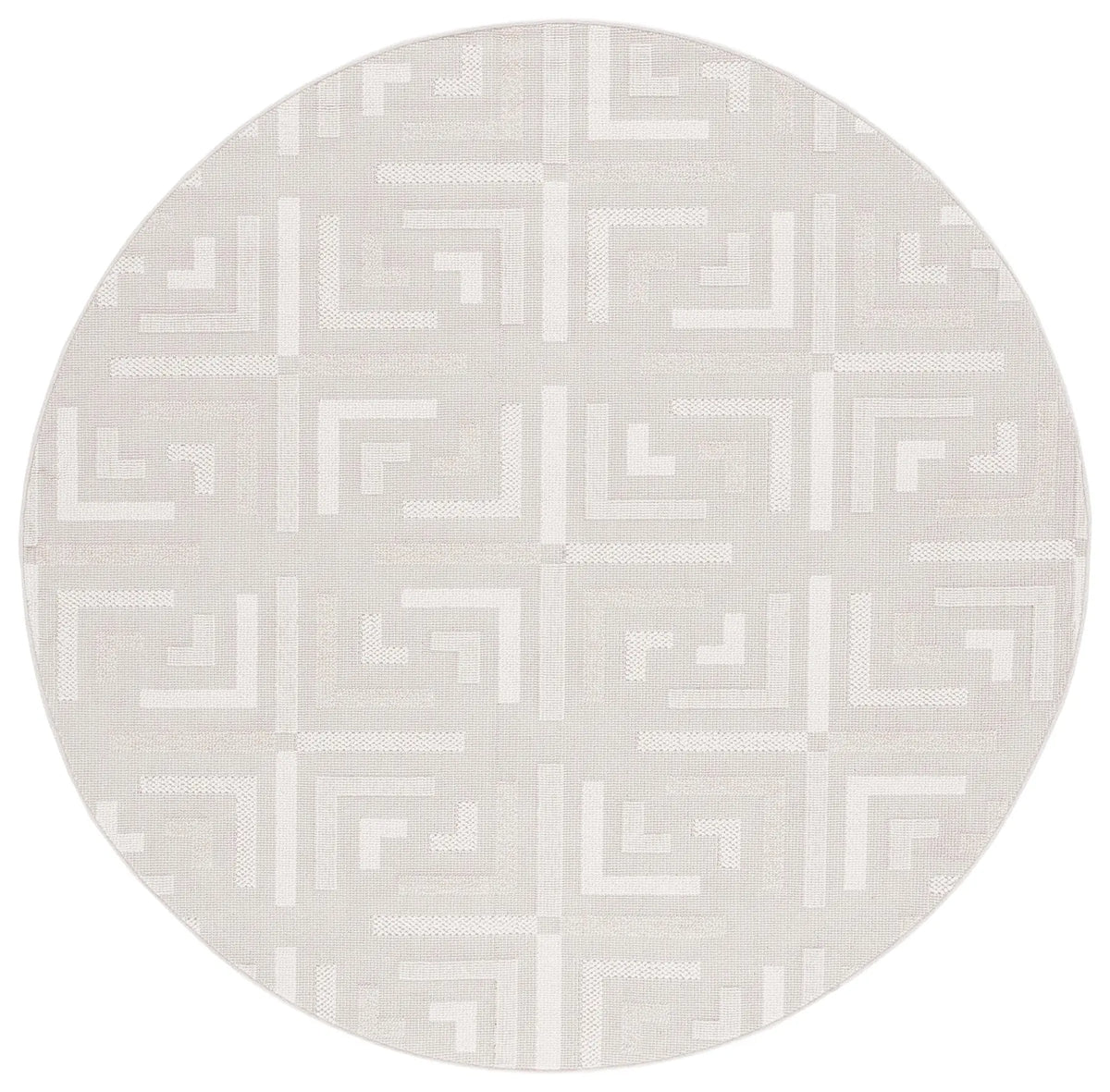 Safavieh Trends 6'-7" x 6'-7" Rug in Beige / Ivory