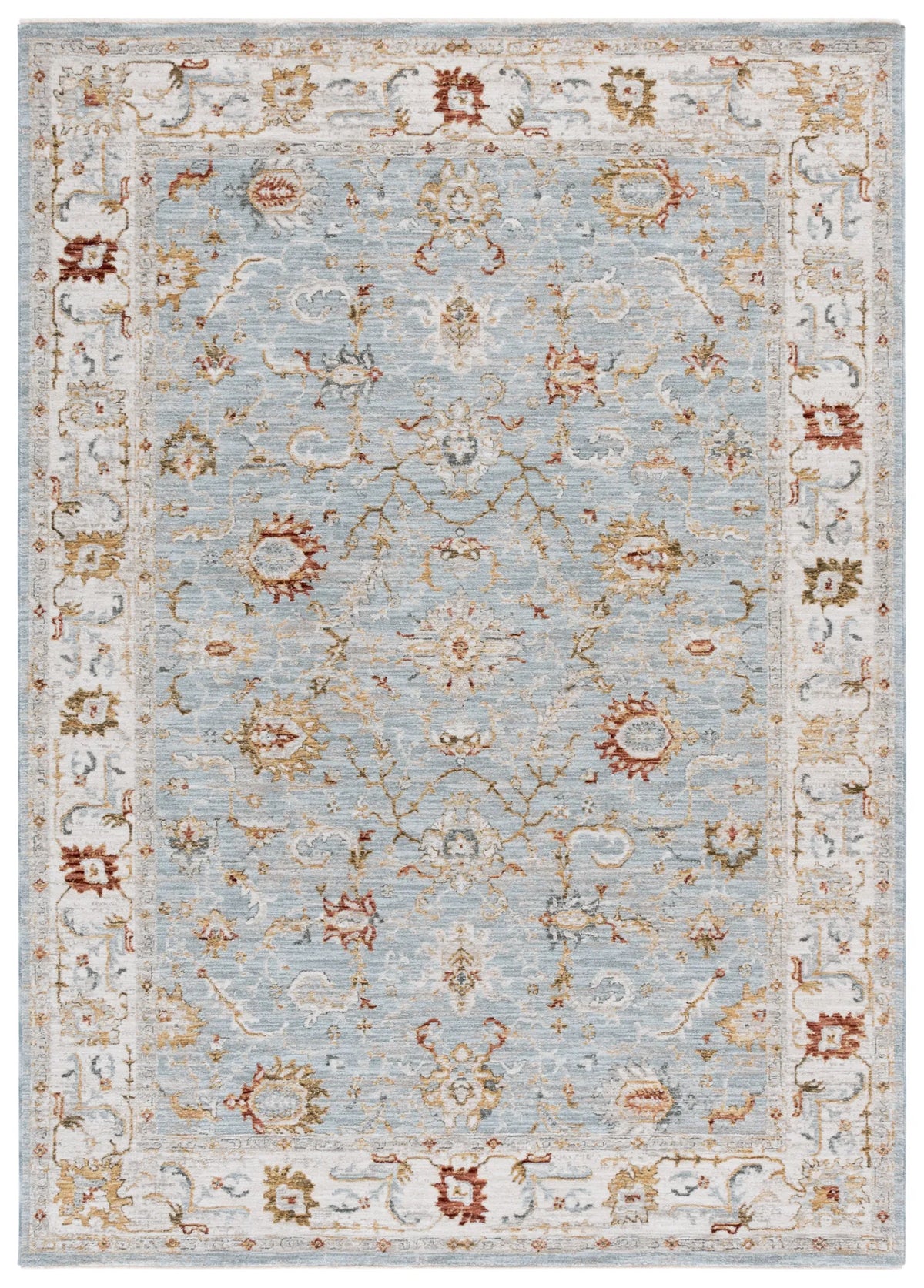 Safavieh Hamilton 4'-0" x 6'-0" Rug in Blue / Gold