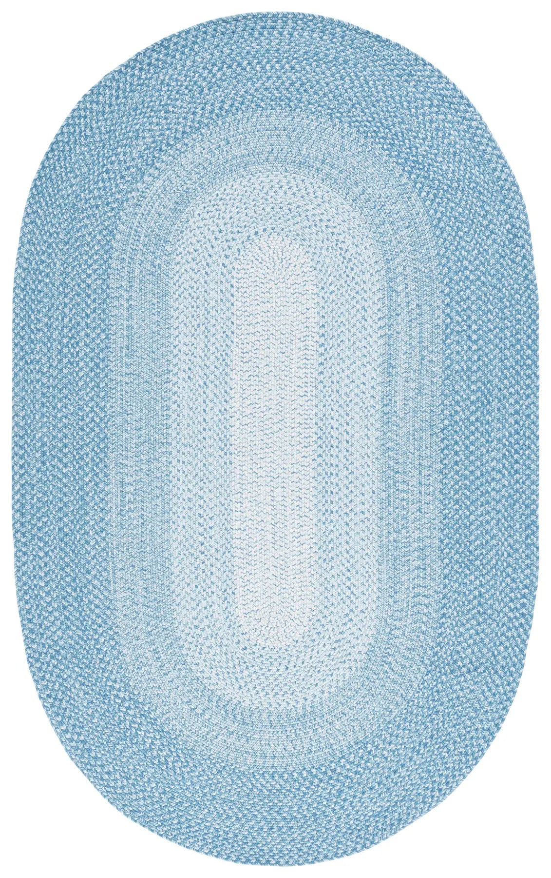 Safavieh Braided 5'-0" x 8'-0" Rug in Aqua