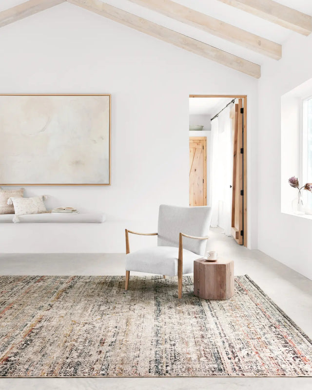 Loloi Theia The-03 Taupe/Multi Rug - room scene 1