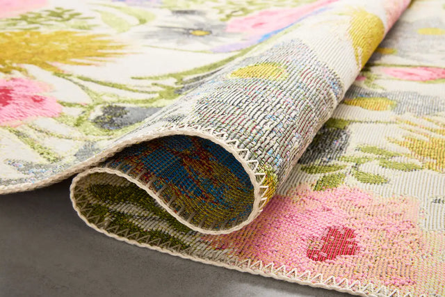 Loloi Botanical Bot-01 Ivory/Multi Rug - pile height