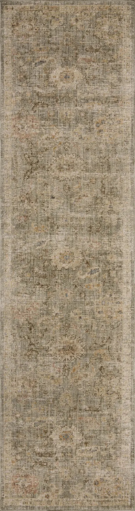 Loloi Willa WIA-06 Sage / Multi Power Loomed Rug - runner flat