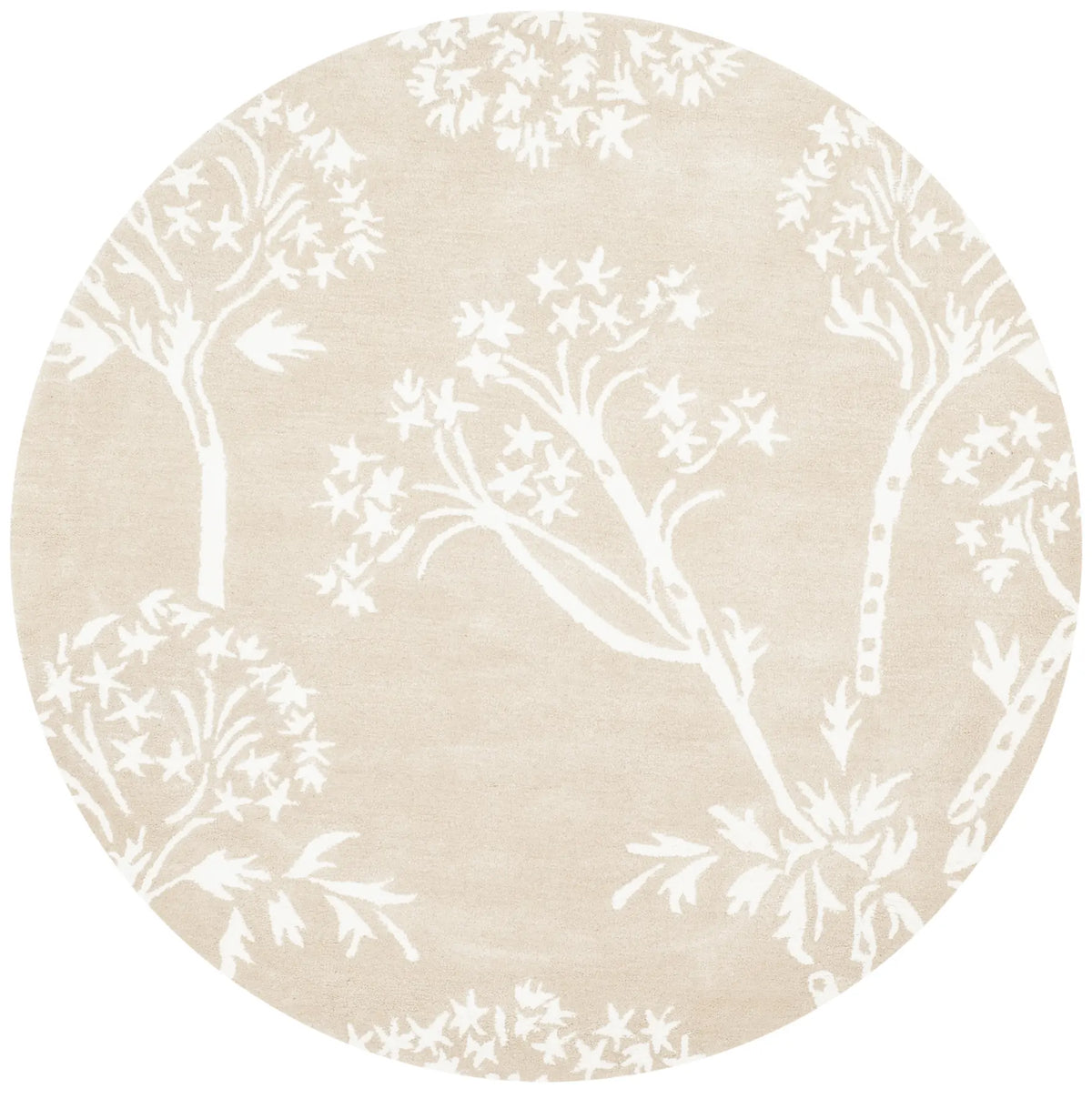 Safavieh Bella 5'-0" x 5'-0" Rug in Sand / Ivory