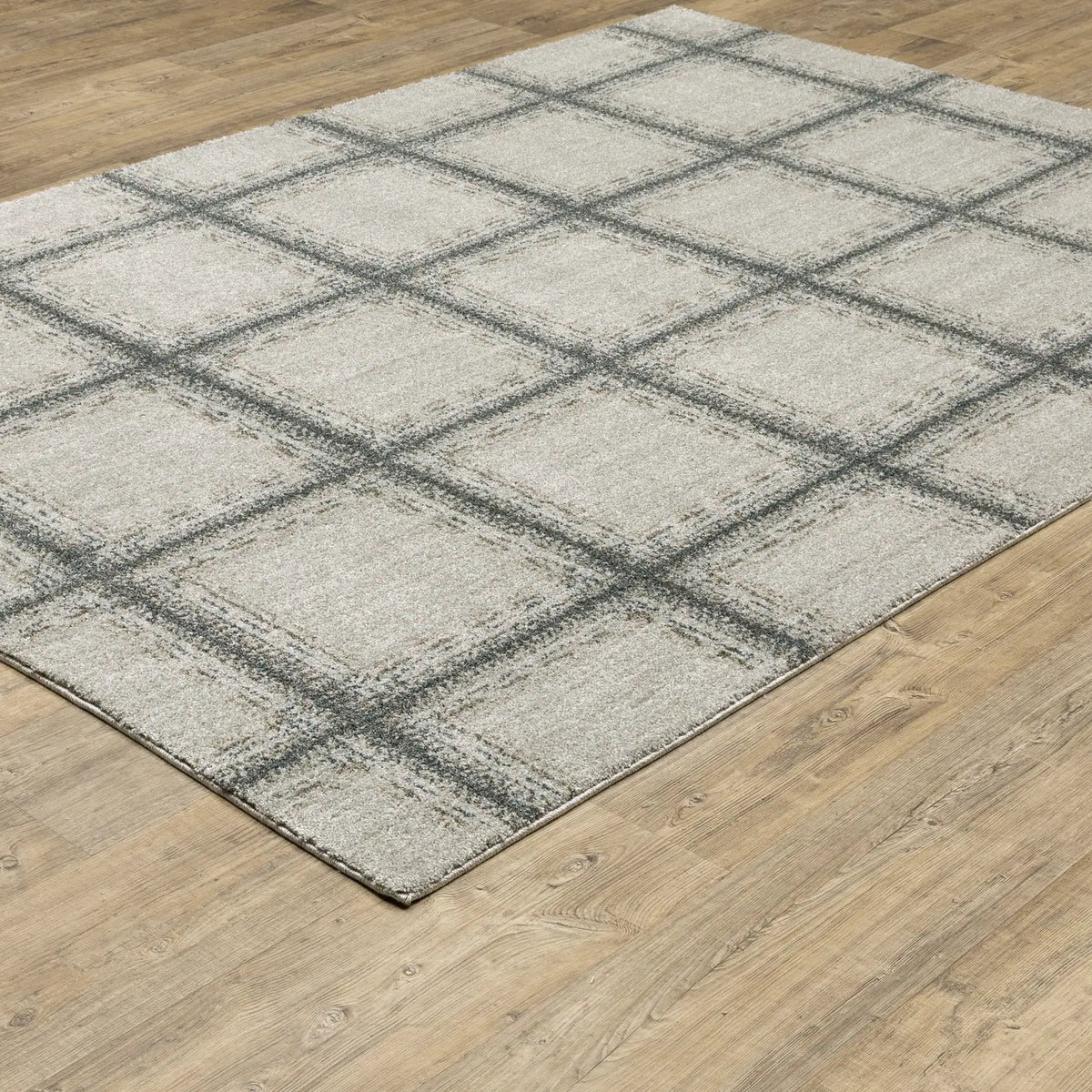 Oriental Weavers Alton 092E9 Beige/ Blue Rug - angle detail