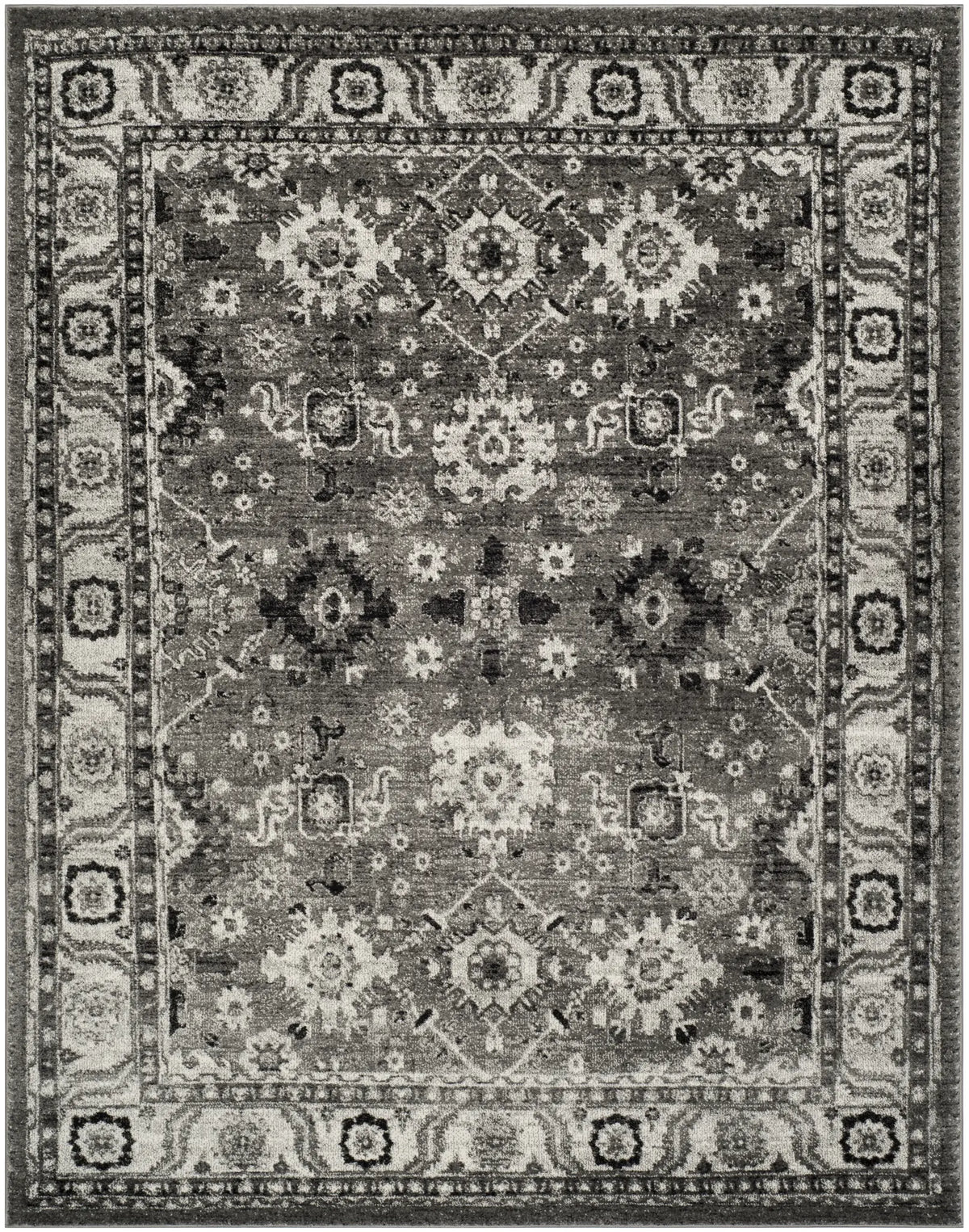 Safavieh Vintage Hamadan 10'-6" x 14'-0" Rug in Grey / Black