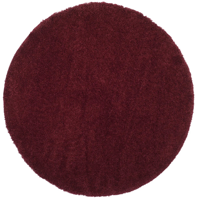 Safavieh Sgl-Laguna Shag 5'-3" x 5'-3" Rug in Maroon