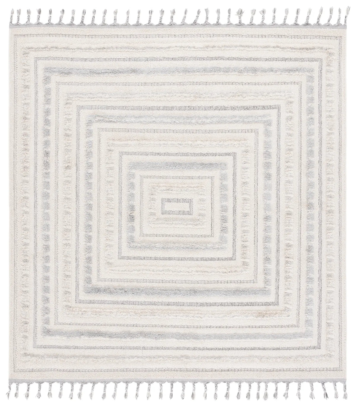 Safavieh Chloe 6'-7" x 6'-7" Rug in Ivory / Grey