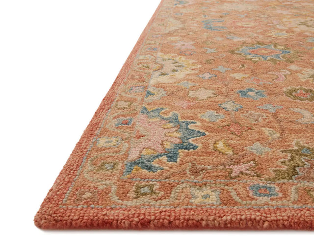 Loloi Padma Pma-05 Terracotta/Multi Rug - rug corner