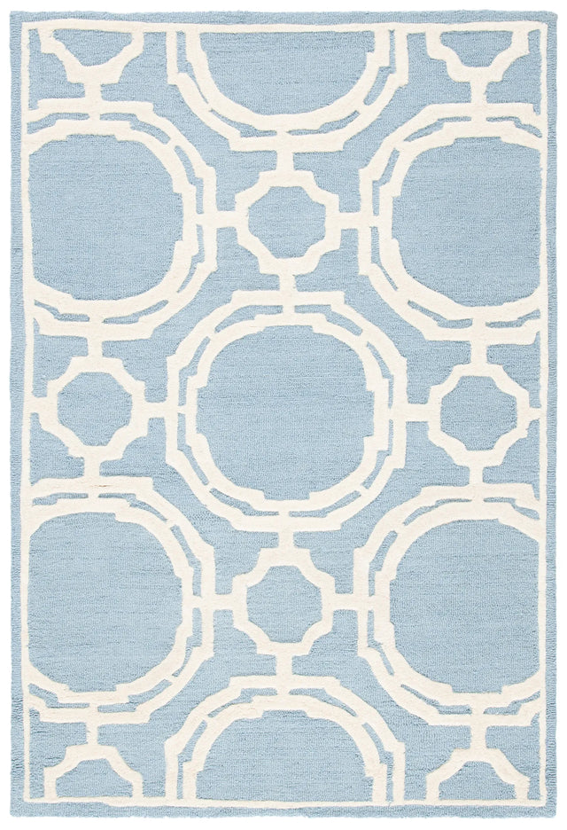 Safavieh Cambridge 4'-0" x 6'-0" Rug in Blue / Ivory