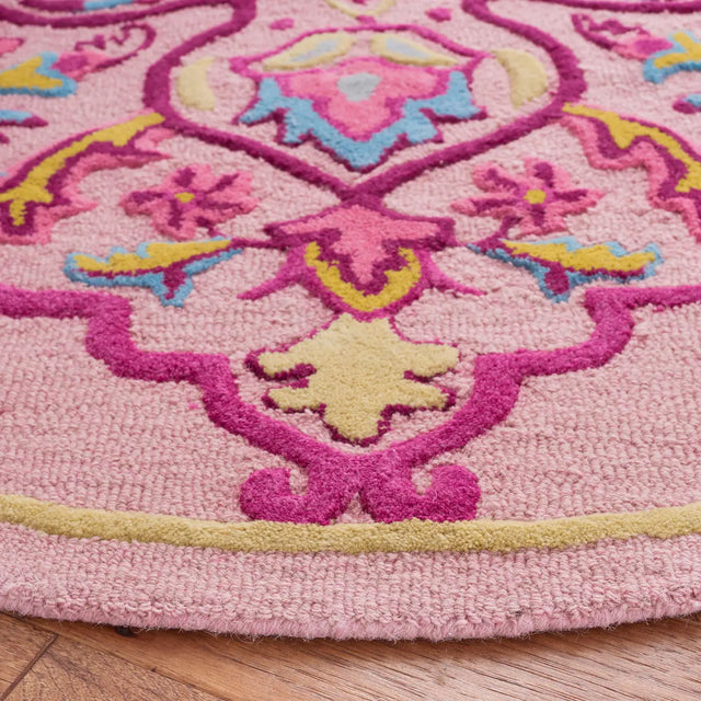 Safavieh Bellagio 5'-0" x 5'-0" Rug in Pink / Multi