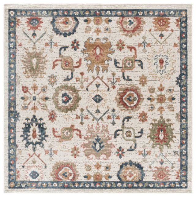 Safavieh Cameron 6'-7" x 6'-7" Rug in Ivory / Multi
