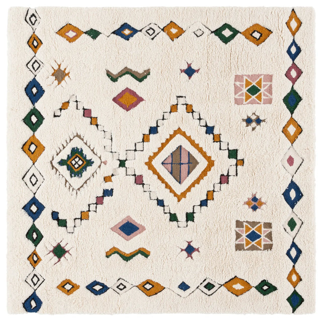 Safavieh Casablanca 6'-0" x 6'-0" Rug in Ivory / Green