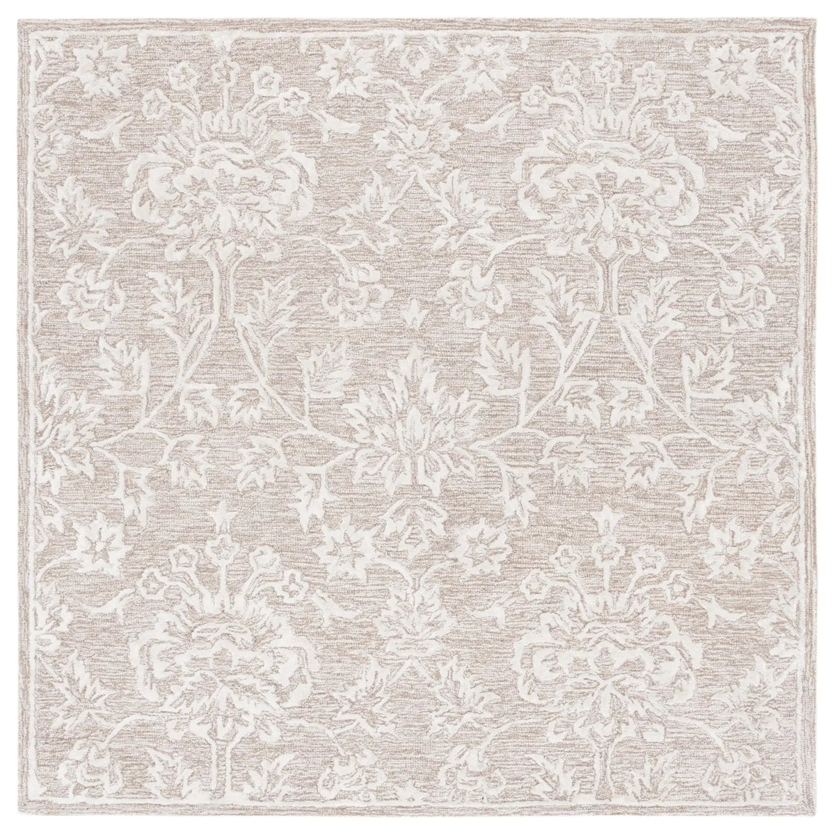 Safavieh Glamour 6'-0" x 6'-0" Rug in Beige / Ivory